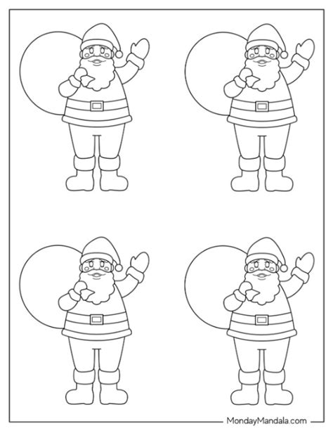 66 Santa Templates Free PDF Printables