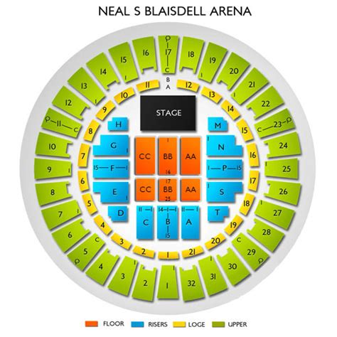 Blaisdell Seating Chart Concert Hall