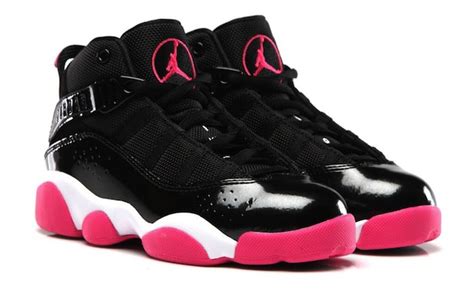 Jordan 6 Rings GS Black/Pink | Nice Kicks