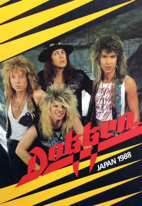 Dokken Tour Program Fromthewaybackmachine 80s