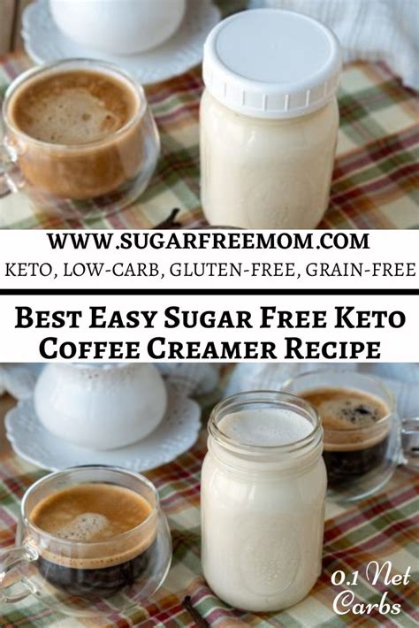 Best Easy Sugar Free Keto Coffee Creamer Recipe - Sugar-Free Mom