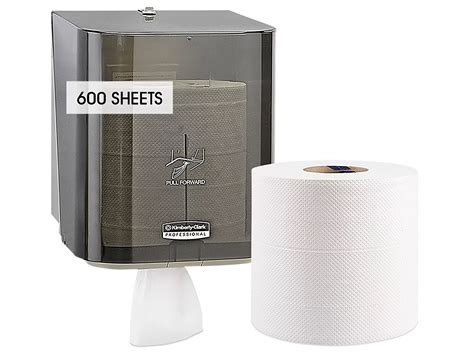 Center Pull Paper Towels & Dispenser in Stock - ULINE