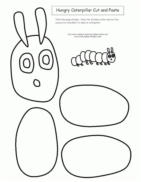 The Very Hungry Caterpillar Coloring Pages Free