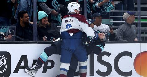 Avalanche S Cale Makar Suspended Nhl Playoff Game For Hit That