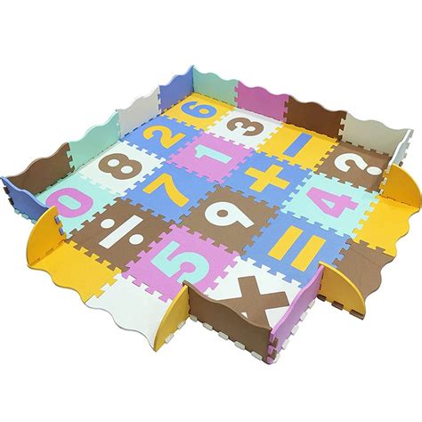 Hopscotch เกมปริศนาสำหรับเด็กเล่นแบบคลาสสิก Playmat Team โดยใช้แผ่นปู