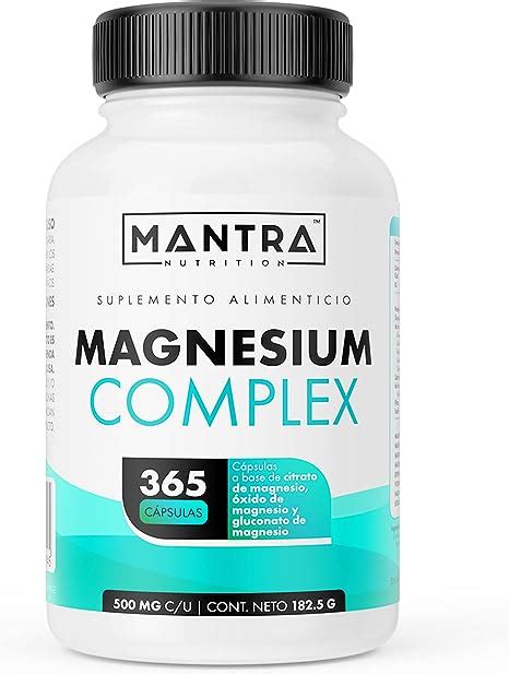 Complejo De Magnesio Mantra Nutrition Magnesium Complex