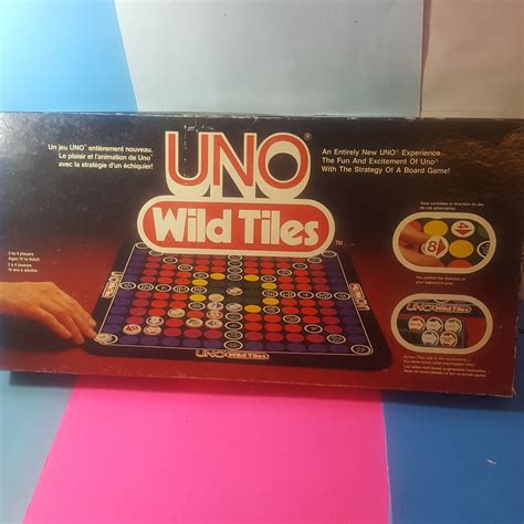 Vintage 1983 Uno Wild Tiles Board Game Etsy