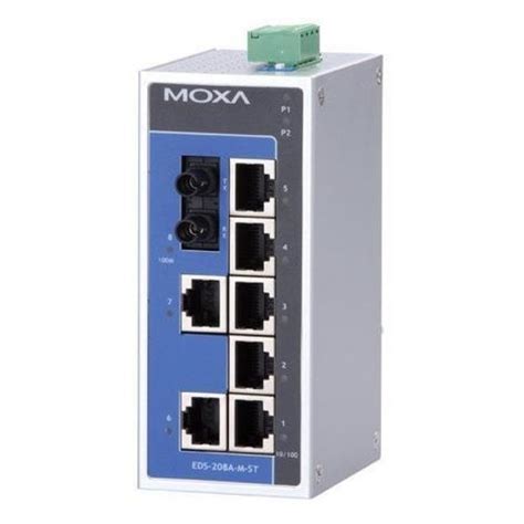 Moxa Eds A M St Unmanaged Ethernet Switches Easy World Automation