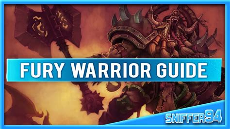 Fury Warrior Class Guide Wow Legion Youtube