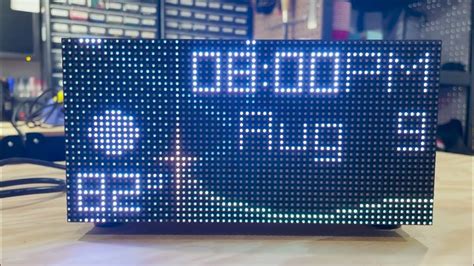 Led Matrix Clock Youtube