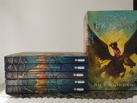 Box Percy Jackson E Os Olimpianos Livro Usado Enjoei