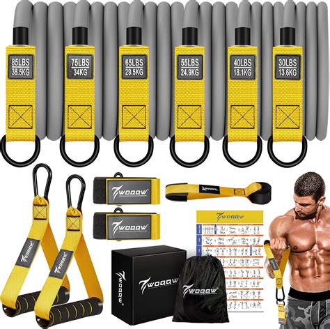 Heavy Resistance Bands Set For Men 350lbs Fitness Workout Bands With