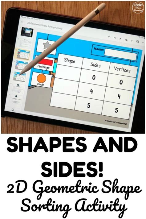 Shapes And Sides Digital Shape Sides Sorting Activity Look We Re