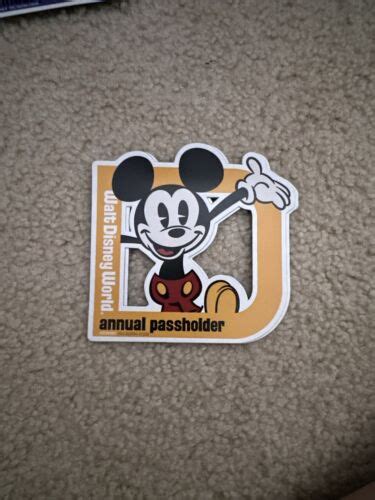 2022 Walt Disney World Annual Passholder Mickey Mouse Magnet New Ap Ebay