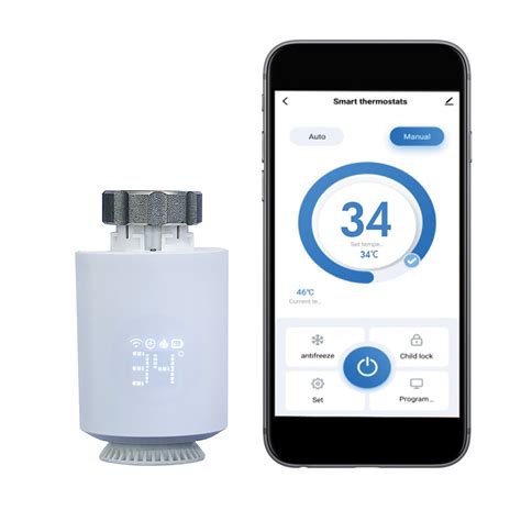 Zigbee V Lvula Termost Tica Para Radiador Termostato Inteligente