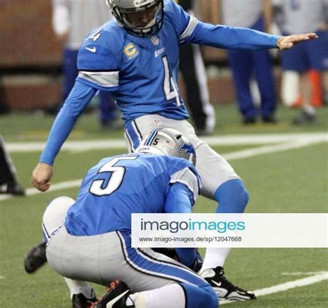 Dec 2 2012 Detroit Michigan U S Detroit Lions Kicker Jason