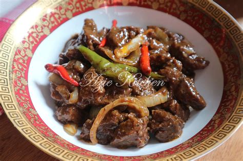 Daging Masak Black Pepper Yang Mudah Dan Sedap Azie Kitchen