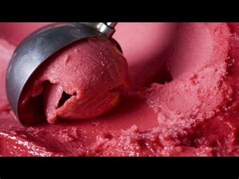 Recette Sorbet aux fraises sans sorbetière YouTube