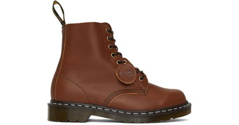 Dr Martens Leather Brown Horween Made In England 1460 Boots For Men Lyst