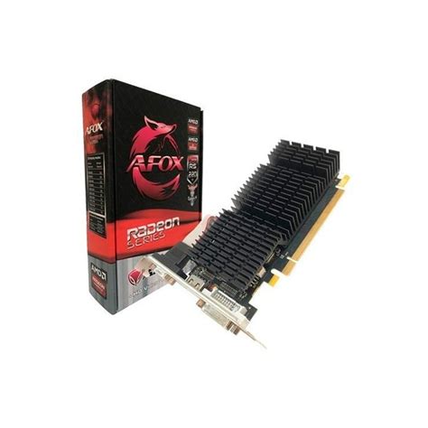 Placa De V Deo Afox Amd Radeon R Gb Ddr Afr D L V