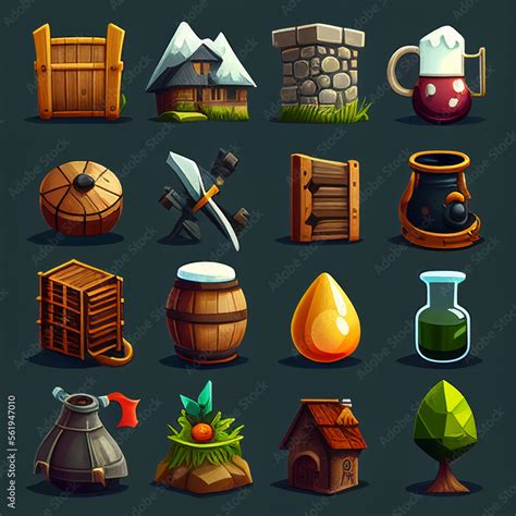 2d Game Asset Pack 2d Platformer Game Assets 2d Game Asset Pack Stock