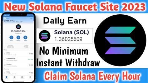 New Solana Faucet Site Claim Solana Faucet Instant Withdraw