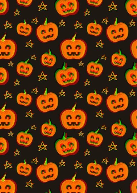 Pumpkin Glitch Halloween Wallpaper Backgrounds Halloween Wallpaper