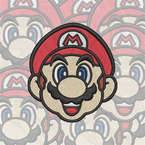 Super Mario Embroidery Design Digital File Etsy