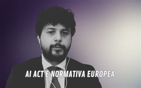 AI ACT E Normativa Europea Intervista A Brando Benifei Eurodeputato