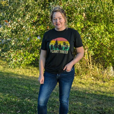 Striped Sunset Plant Trees T Shirt Arbor Day Foundation