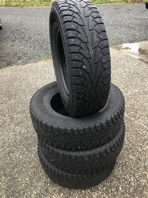 Snow Tires Studded Set Of 4 Hankook 21570r15 For Sale In Snohomish