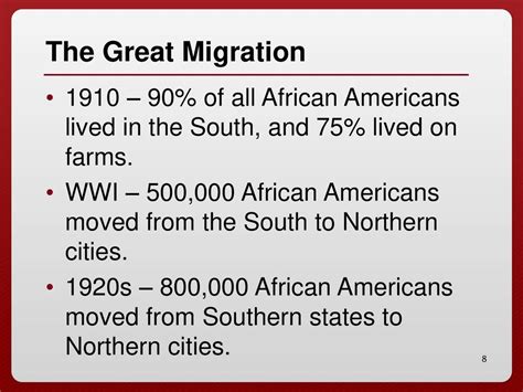 The Great Migration Ppt Download