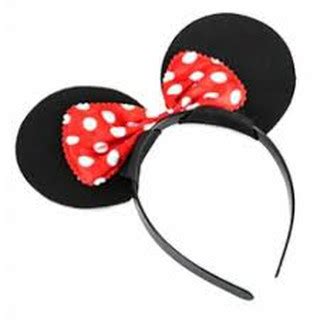 Tiara Eva Minnie Mickey Mouse Orelha Orelhinha Disney Arco La O