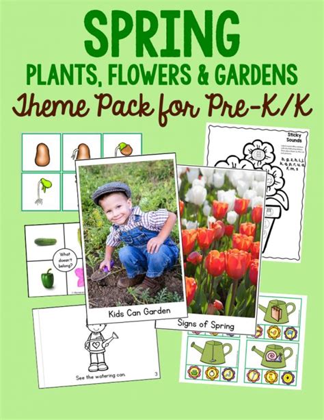 Spring Activities Theme Pack Spring Theme Preschool Spring Preschool Spring Activities