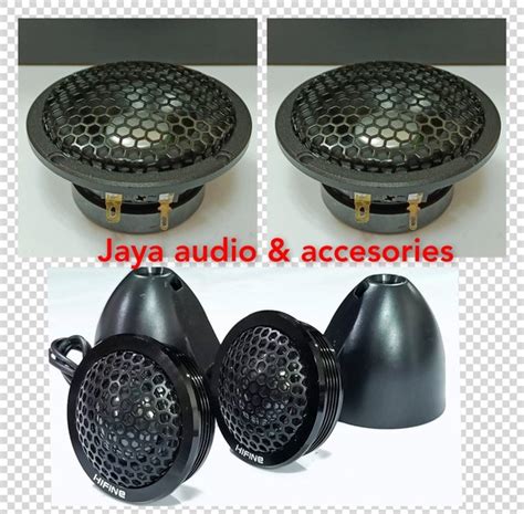 Jual Tweeter Silk Dome Hifine Black Series Lebar Mm Midrange Inch Di