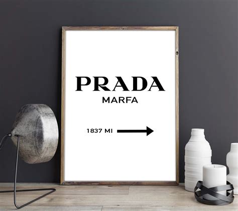 Prada Marfa Cartel descargable Descarga instantánea Etsy