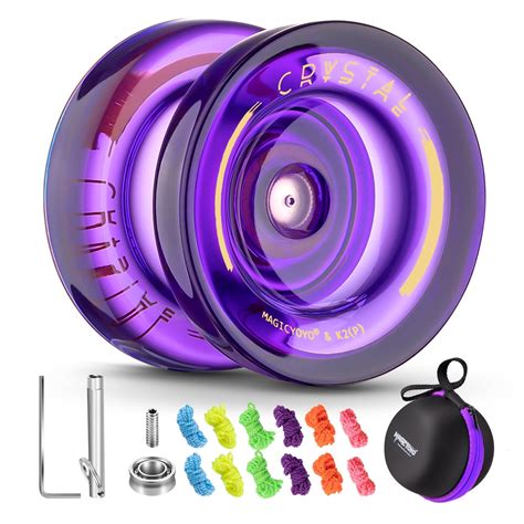 Magicyoyo Professional Responsive Yoyo K Crystal Purple Dual Purpose