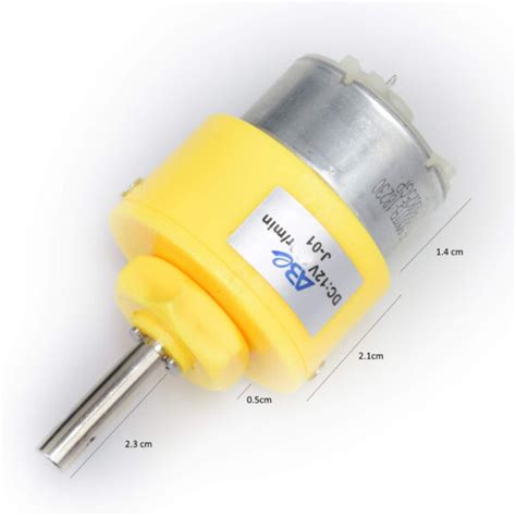 Gear Motor Dc V Rpm High Torque Electric Micro Speed Geared Motor