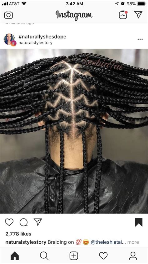 Braiding Parts Box Braids Hair Styles Braid Game Braids