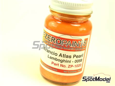 Zero Paints ZP 1020 0058 Paint For Airbrush Lamborghini Arancio Atlas