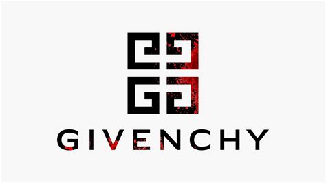 Black and red Givenchy logo, logo, white background, brands, blood HD wallpaper | Wallpaper Flare