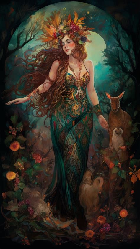 Goddess Of Earth Mother Earth Art Earth Art Pagan Art