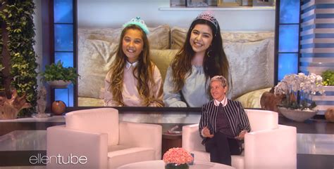 Sophia Grace And Rosie Are All Grown Up On Ellen Degeneres 60th Birthday Show E News