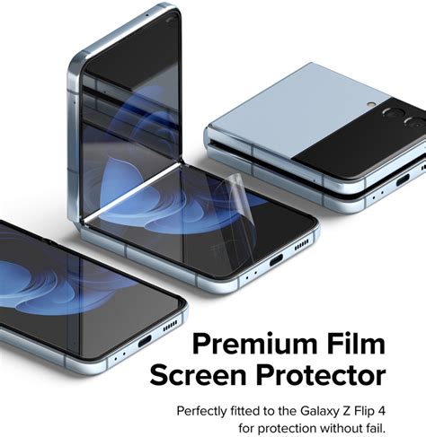 Ringke Dual Easy Film Samsung Galaxy Z Flip 4 Screen Protector 2 Pack