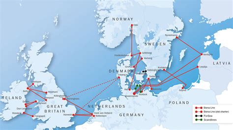 Karta Norra Tyskland Danmark Sverigekarta