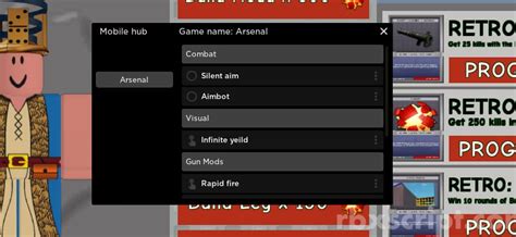 Arsenal Aimbot Silent Aim Rapid Fire Scripts Rbxscript