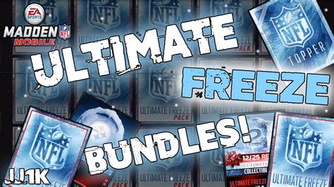 Ultimate Freeze Bundle Opening X2 Madden Mobile 16 Youtube