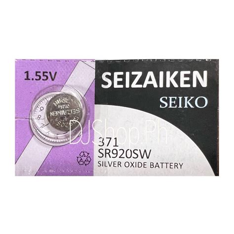 Sr Sw Seiko Seizaiken Silver Oxide Battery Watcg Battery