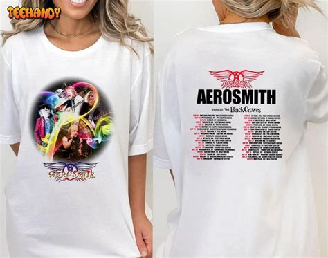 Aerosmith Peace Out Farewell Tour The Black Crowes Tour Shirt