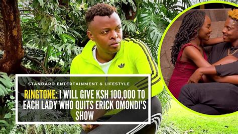 Ringtone To Give Sh To Each Lady Who Quits Eric Omondi S Show